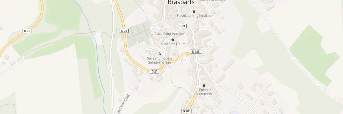 Plan du 19 Rue de l’Église à Brasparts