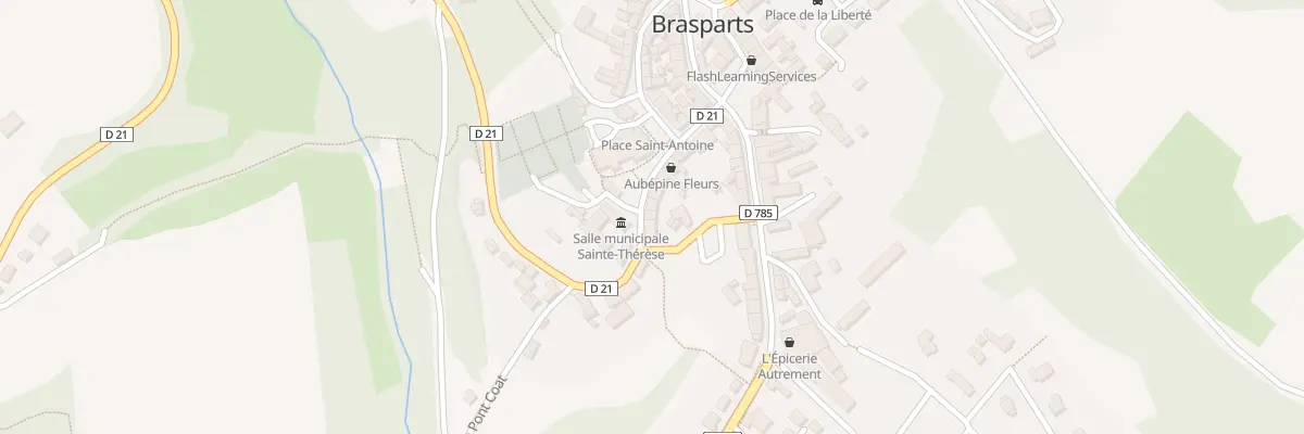 Plan du 17 Rue de l’Église à Brasparts