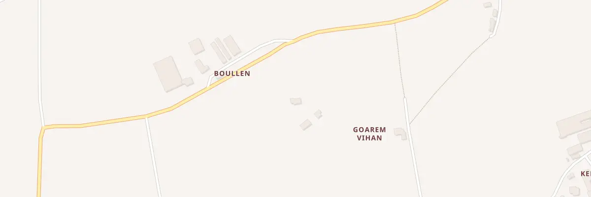 Plan du 2 Goaremm Vihan à Gouézec
