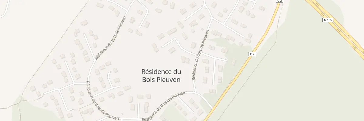 Plan du 174 Res du Bois de Pleuven à Saint-Yvi