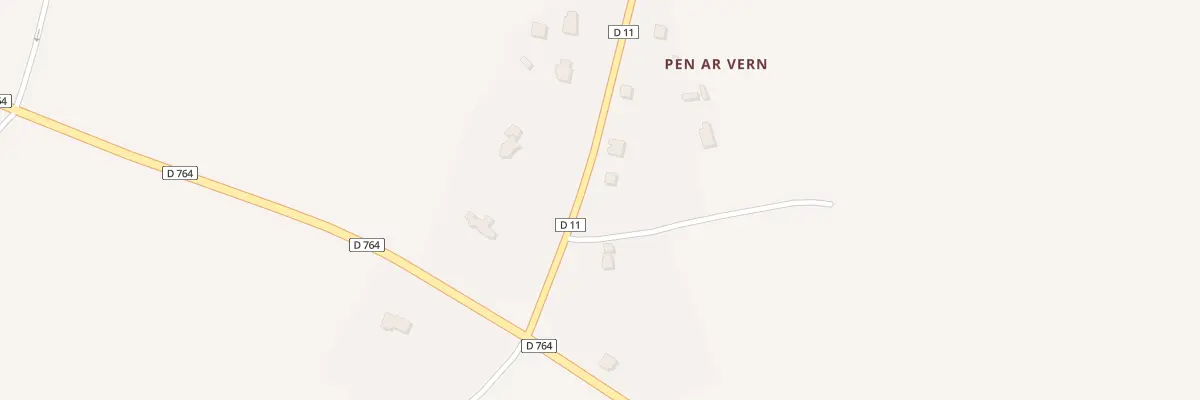 Plan du 27 Rue de Pen Ar Vern à Commana