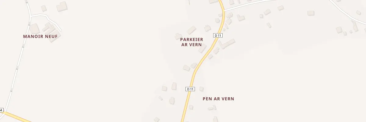 Plan du 16 Rue de Pen Ar Vern à Commana