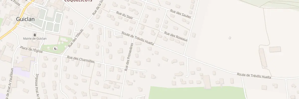 Plan du 7017A Rte de Trevilis à Guiclan