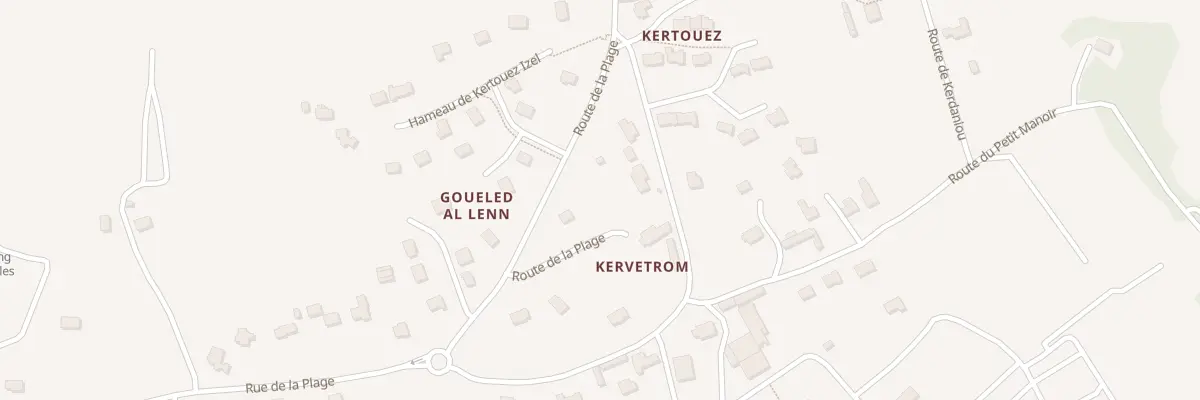 Plan du 8B Hent Kervetrom à La Forêt-Fouesnant