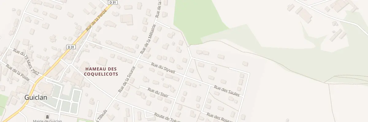 Plan du 7 Rue de l’Eau Vive à Guiclan