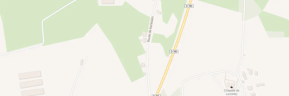 Plan du 162 Rte de Kerleskin à Pleyben