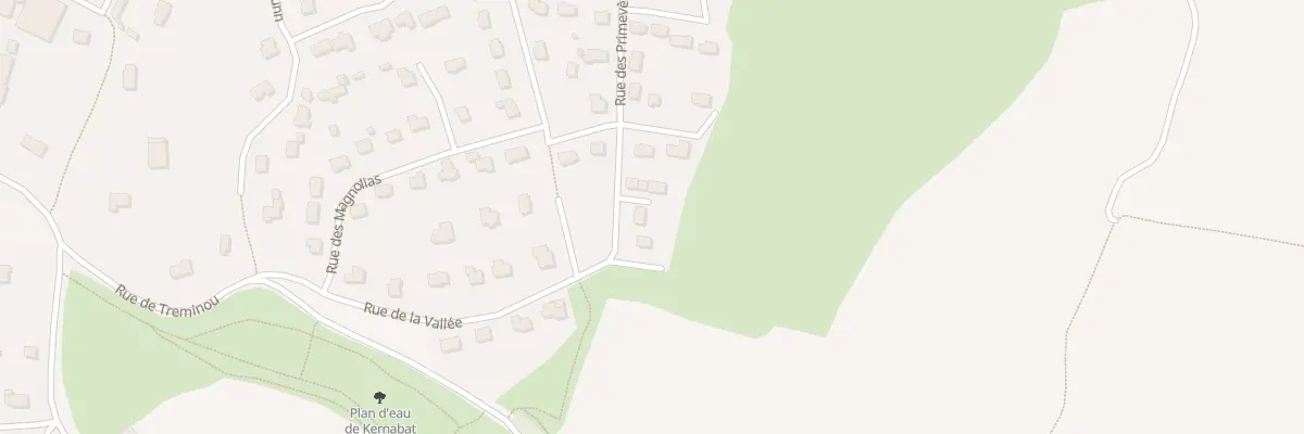 Plan du 12 Rue de la Vallee à Guiclan
