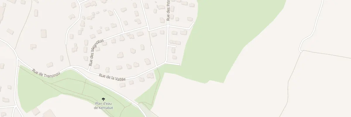 Plan du 10 Rue de la Vallee à Guiclan