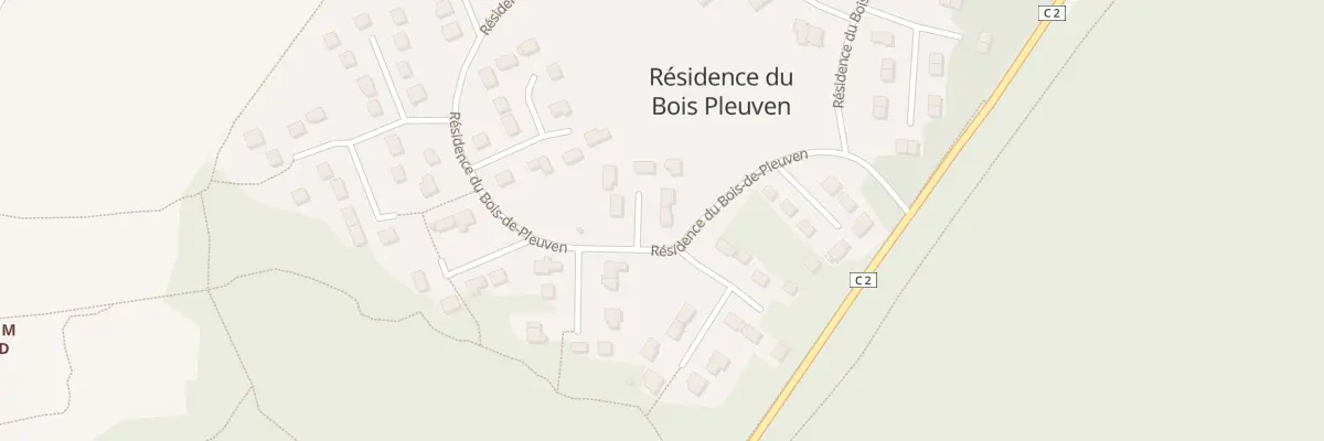 Plan du 91 Res du Bois de Pleuven à Saint-Yvi