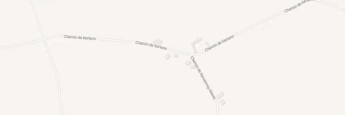 Plan du 340 Che de Kernaveno à Briec