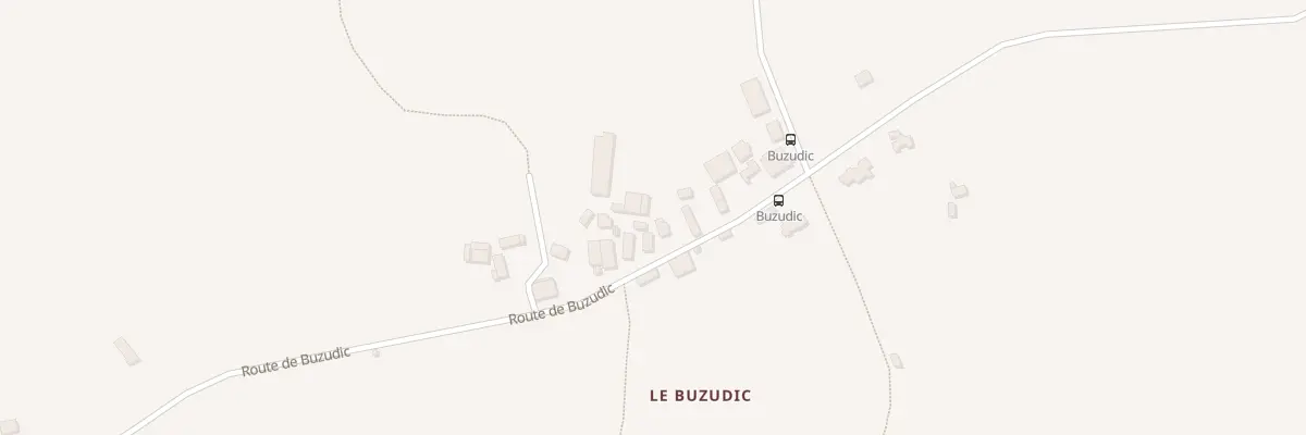 Plan du 113 Le Buzudic à Landudal