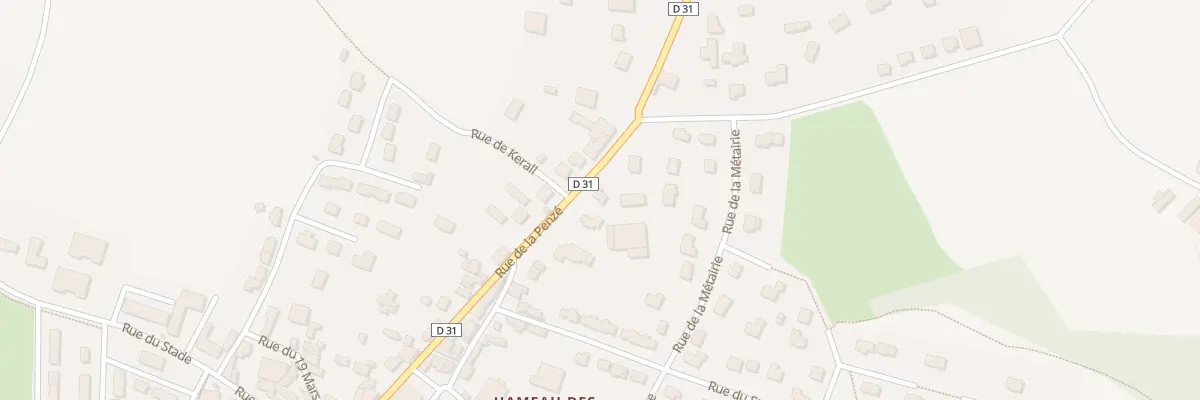 Plan du 18 Rue de Penzé à Guiclan