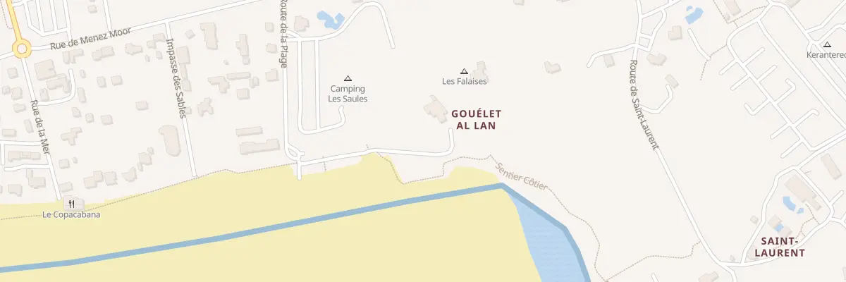 Plan du 65 Rte de la Plage à La Forêt-Fouesnant