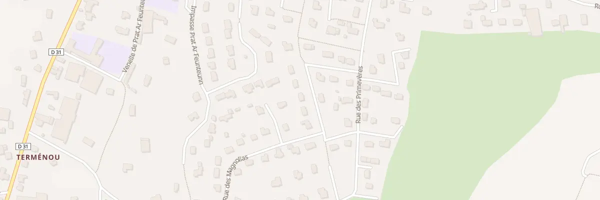 Plan du 14 Rue des Acacias à Guiclan