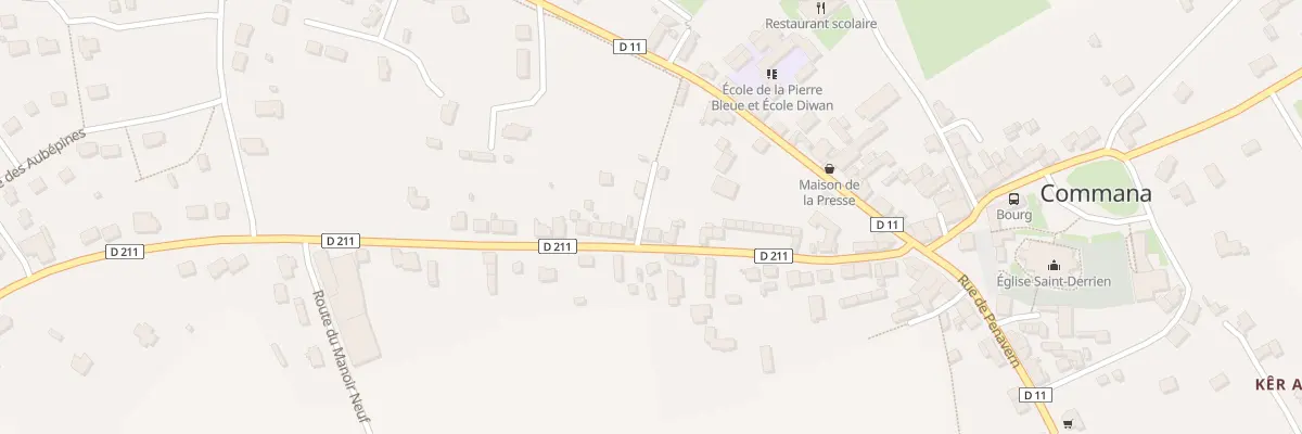 Plan du 26 Rue de Penker à Commana