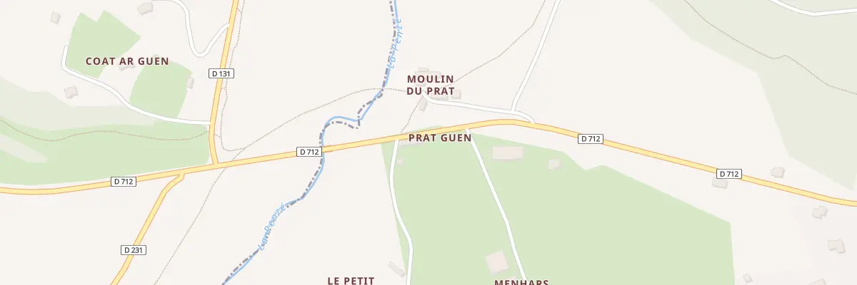 Plan du 5463 Prat Guen à Saint-Thégonnec Loc-Eguiner