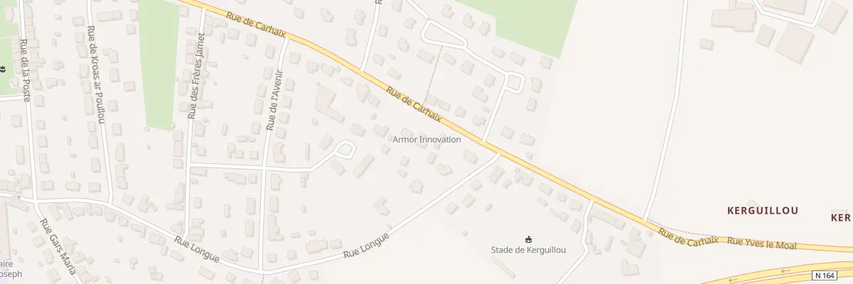 Plan du 86 Rue de Carhaix à Pleyben