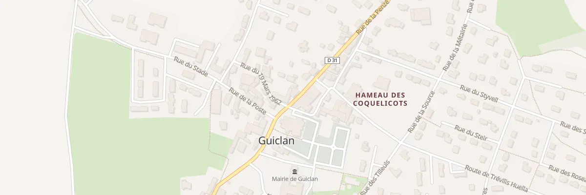 Plan du 1B Rue de Penzé à Guiclan