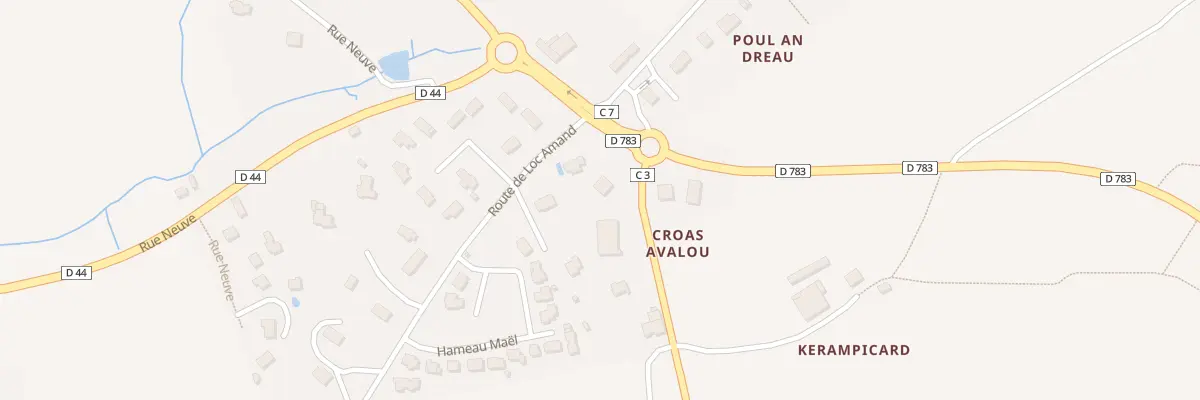 Plan du 2 Rte du Stade à La Forêt-Fouesnant
