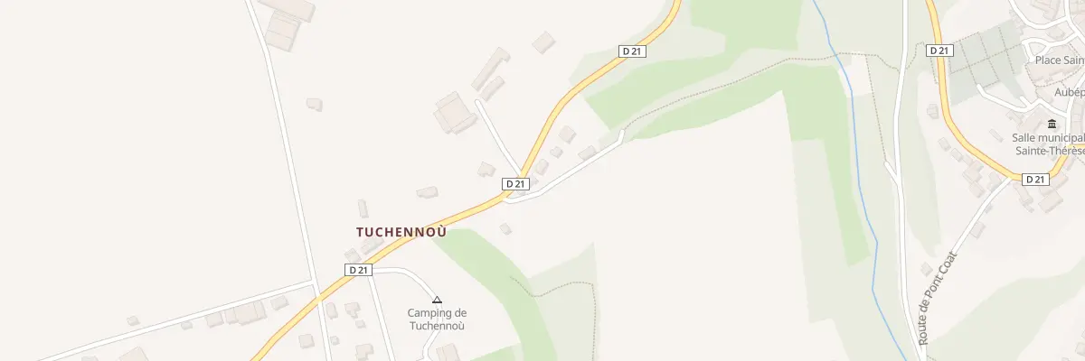Plan du 83 Tuchennou à Brasparts