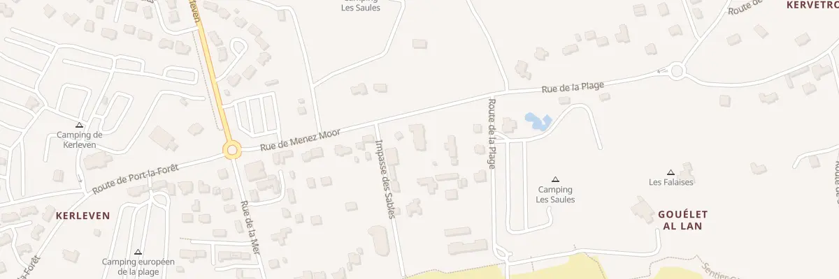 Plan du 3 Rue de Menez Moor à La Forêt-Fouesnant