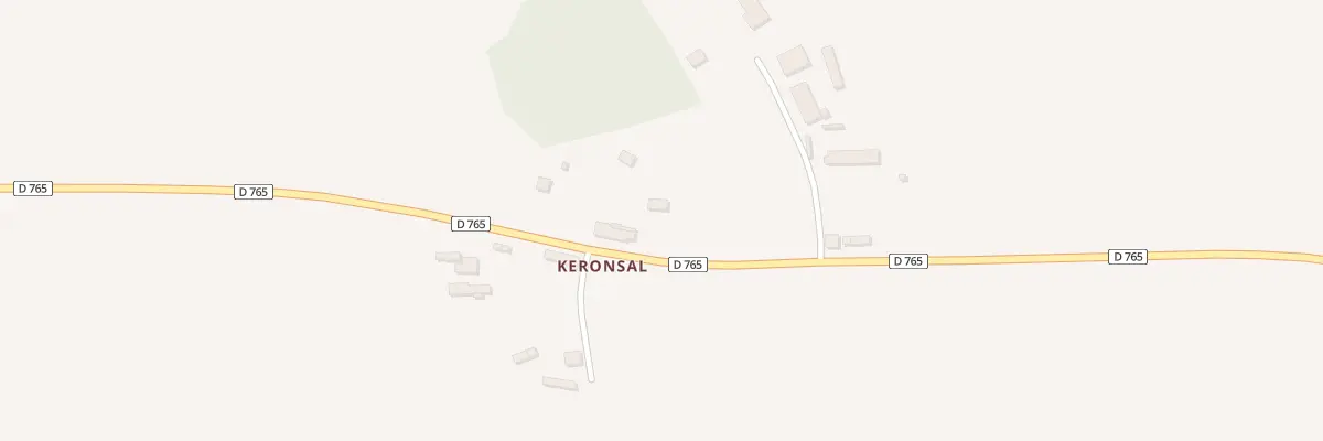 Plan du 6 Keronsal à Saint-Yvi