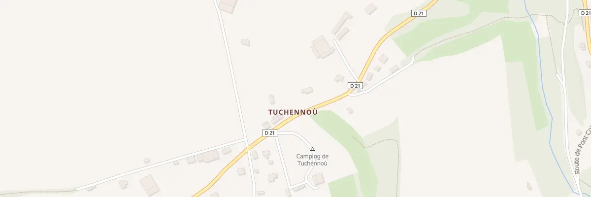 Plan du 1980B Tuchennou à Brasparts