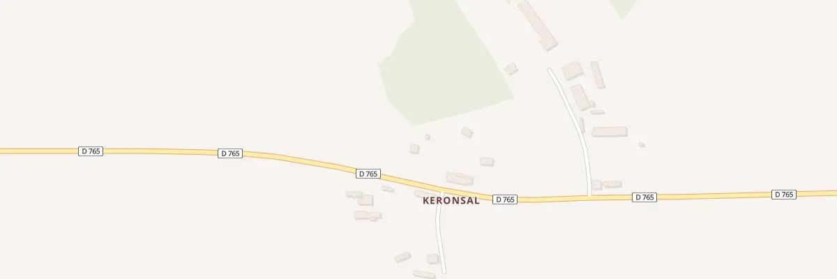 Plan du 12 Keronsal à Saint-Yvi