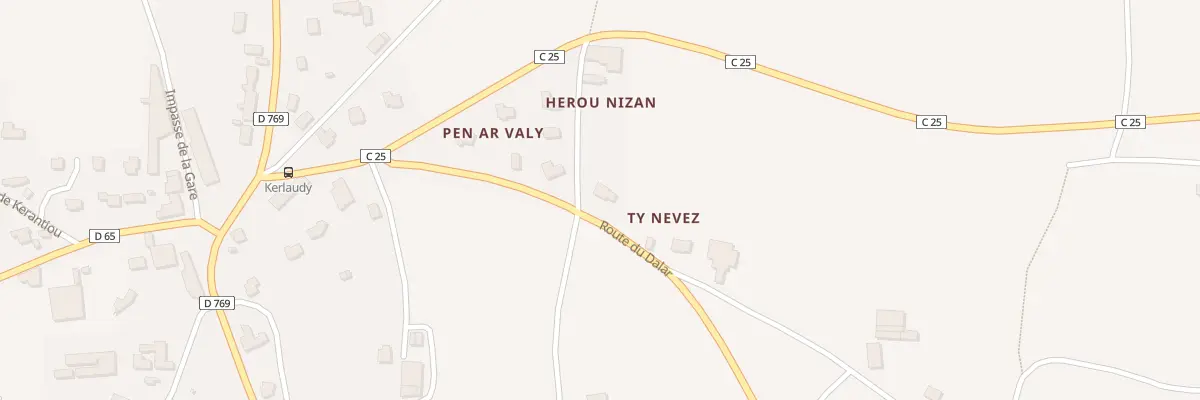 Plan du 5271 Ty Nevez à Plouénan