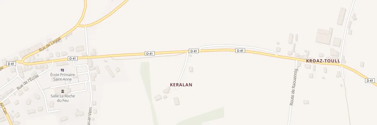 Plan du 506 Keralan à Gouézec