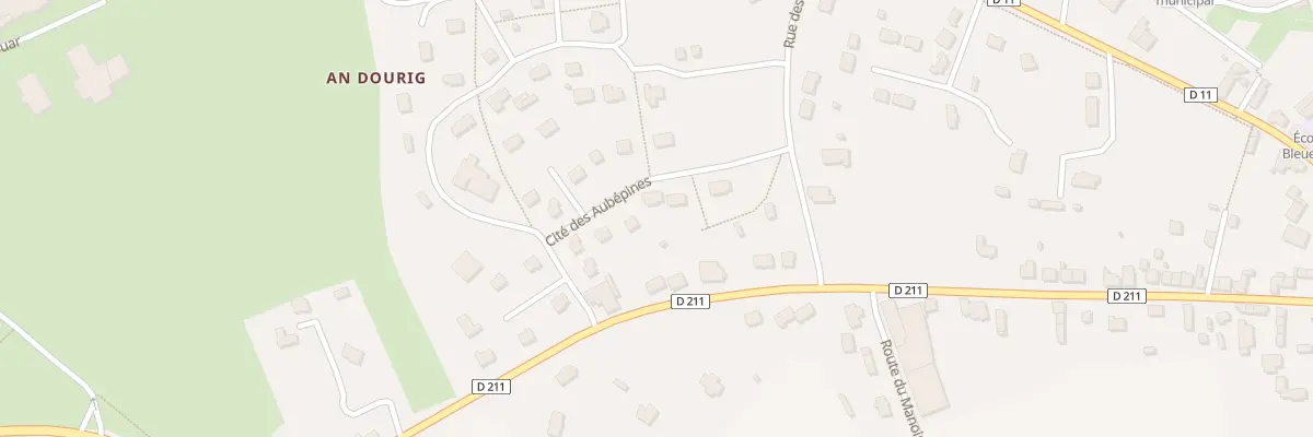 Plan du 10 Ham des Aubepines à Commana