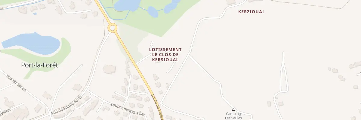 Plan du 10 Lot Le Clos de Kersioual à La Forêt-Fouesnant