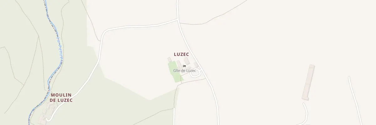 Plan du 5487 Luzec à Saint-Thégonnec Loc-Eguiner