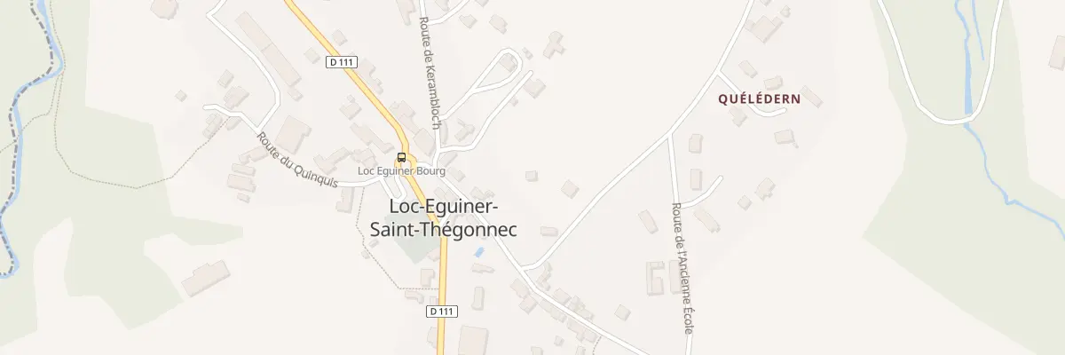 Plan du 1 Lot Gorre Loc à Saint-Thégonnec Loc-Eguiner