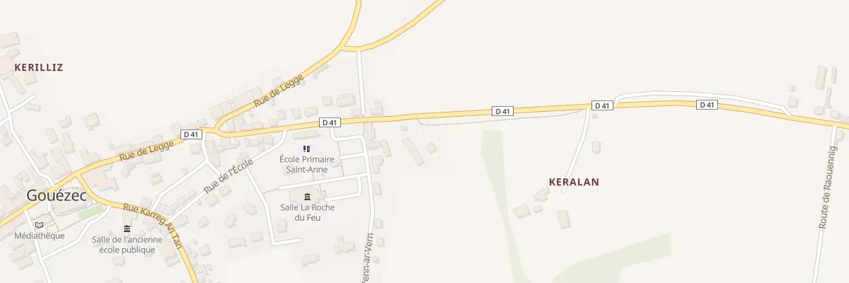 Plan du 5060 Ale Penn ar Vern à Gouézec