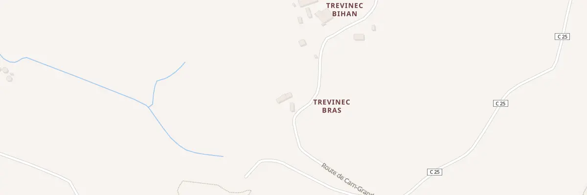 Plan du 4 Trevinec à Saint-Yvi