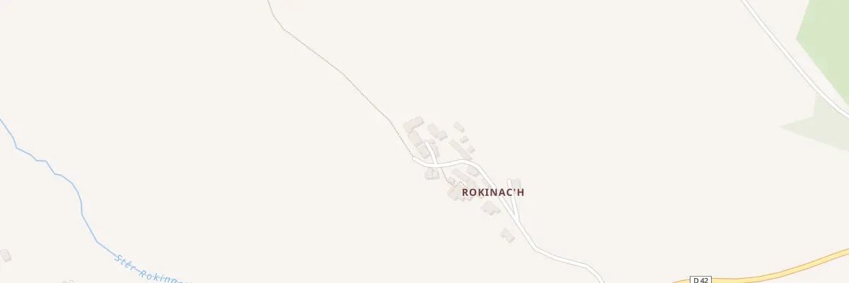 Plan du 87 Roquinarc H à Saint-Rivoal
