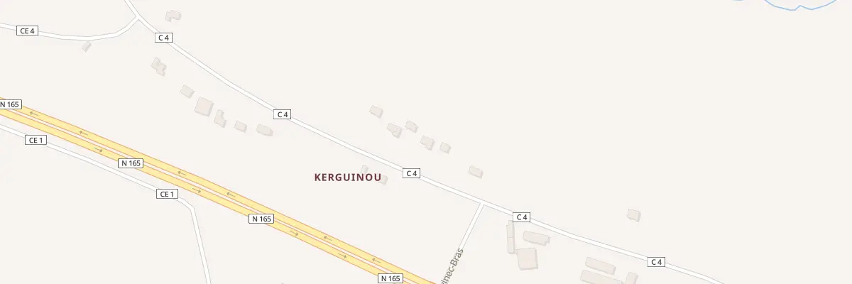 Plan du 6 Kerguinou à Saint-Yvi