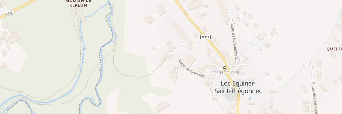 Plan du 35 Kenkiz à Saint-Thégonnec Loc-Eguiner