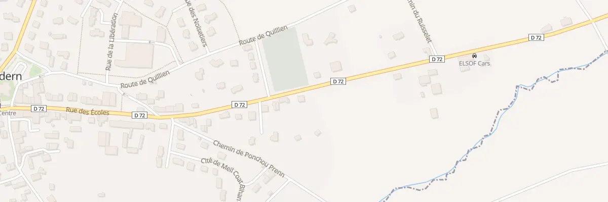 Plan du 34 Rue des Ecoles à Edern
