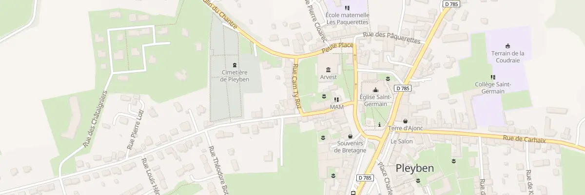 Plan du 3 Rue Carn Ti Roz à Pleyben