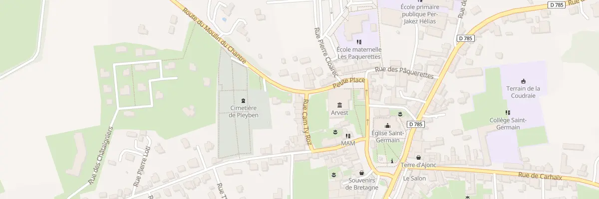 Plan du 15 Rue Carn Ti Roz à Pleyben
