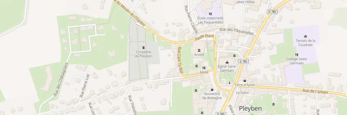 Plan du 9 Rue Carn Ti Roz à Pleyben