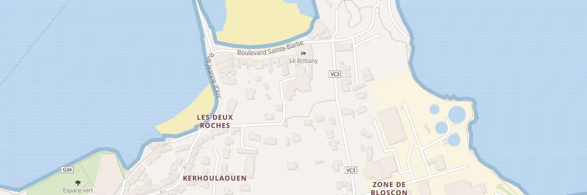 Plan du 11 Che des Deux Roches à Roscoff