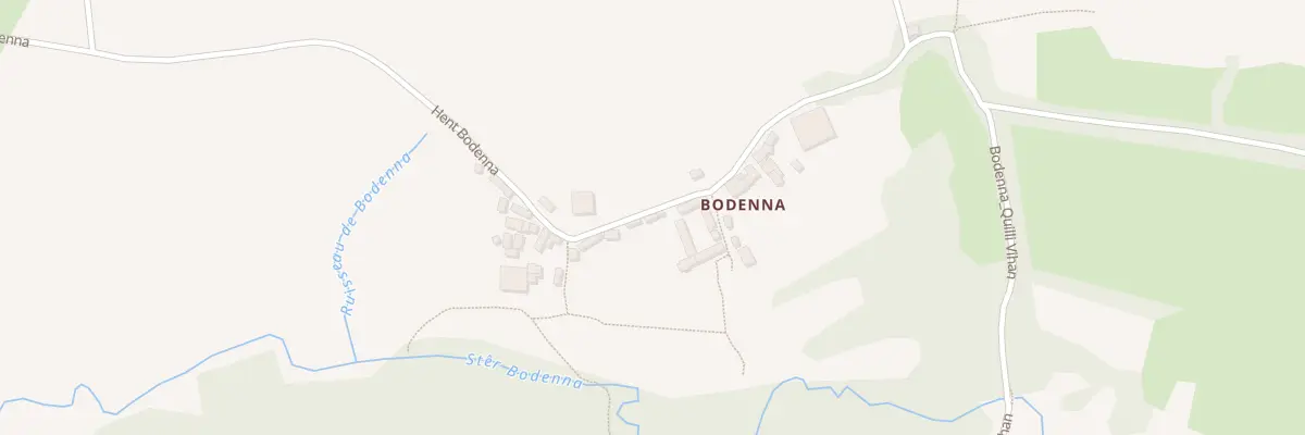 Plan du 110 Bodenna à Saint-Rivoal