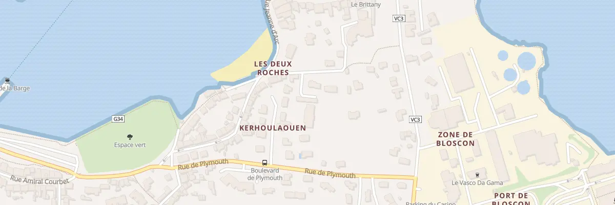 Plan du 8 Che des Deux Roches à Roscoff