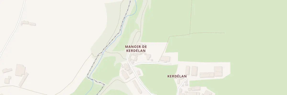 Plan du 208 Manoir Kerdeland Ar Jardin à Guiclan