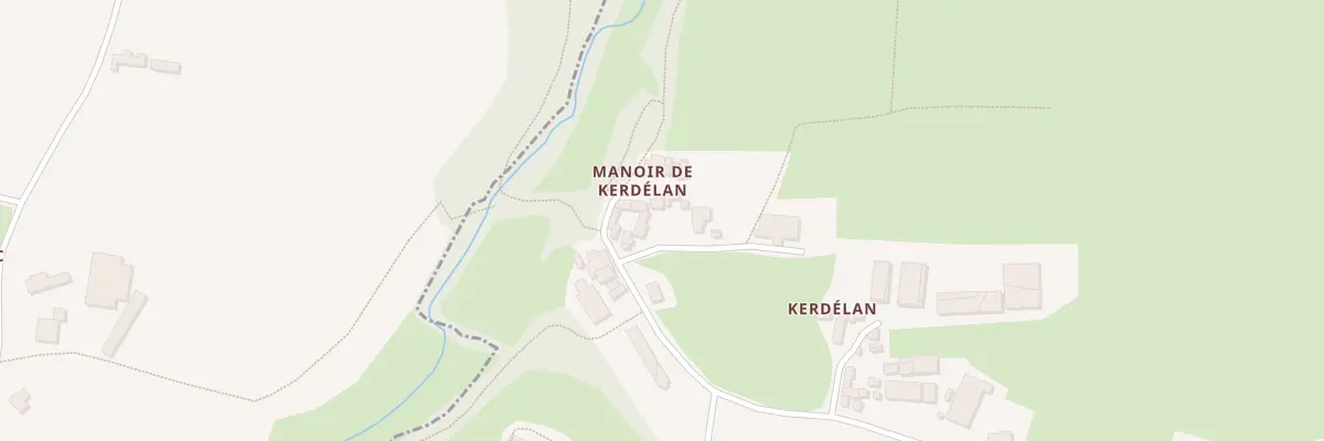 Plan du 12 Kerdeland à Guiclan