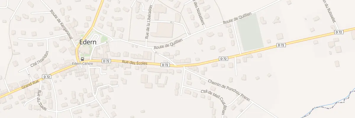 Plan du 25 Rue des Ecoles à Edern