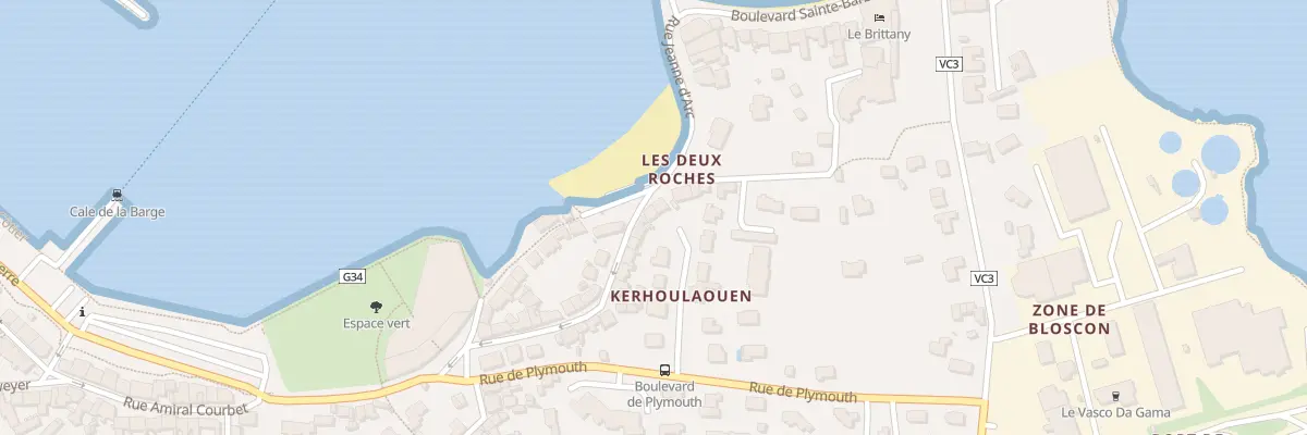 Plan du 40 Rue Jeanne d’Arc à Roscoff